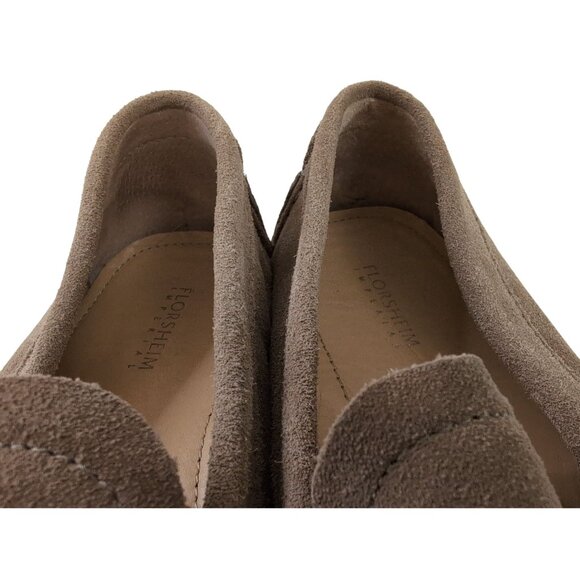 Florsheim Denison Driver Loafer Mens 12 Tan Suede Slip On Classic Casual - Picture 7 of 10